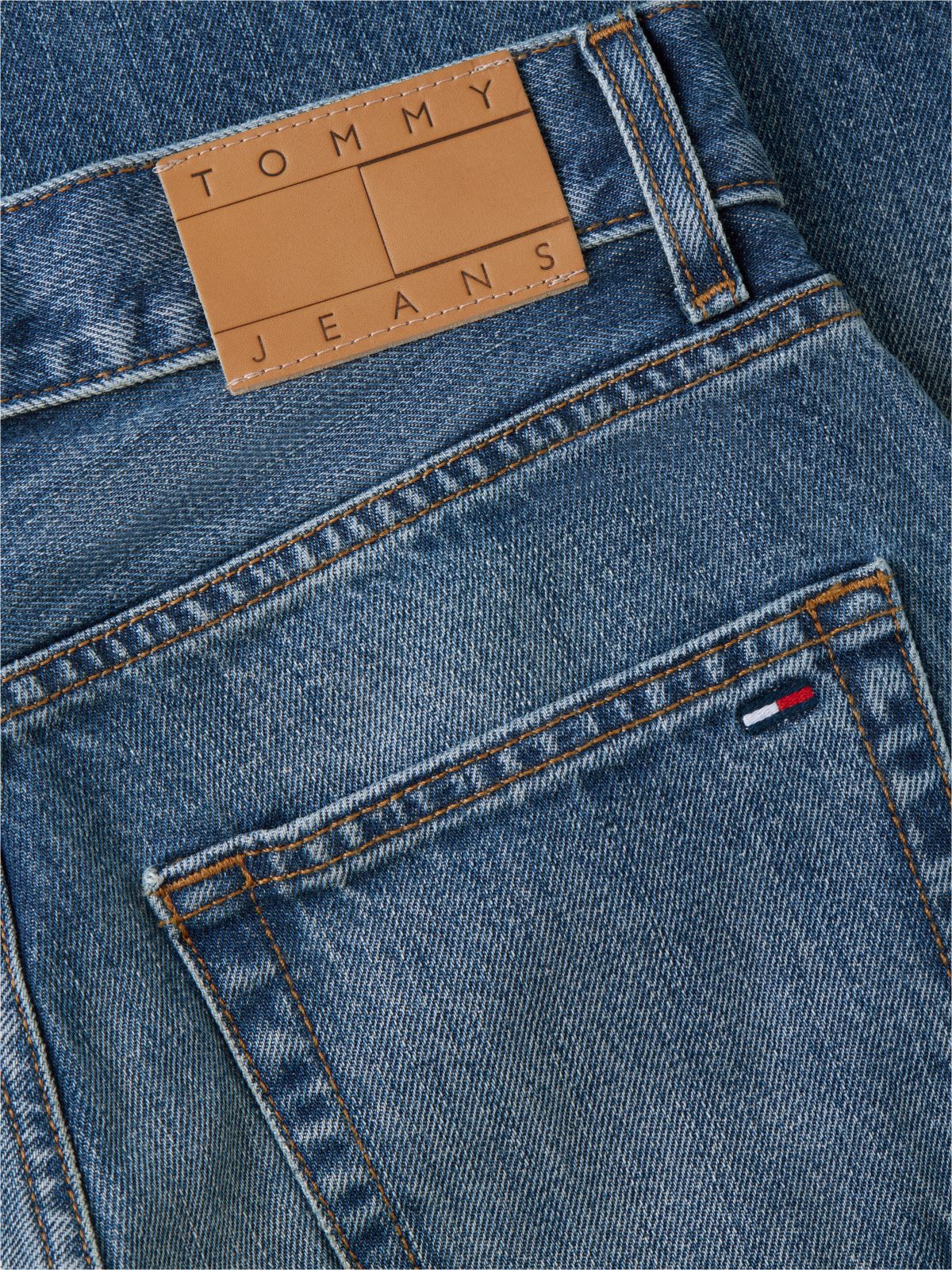 Ella High Rise Barrel Twisted Seam Jeans — Blue