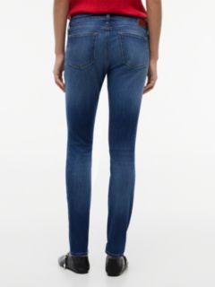 Sophie Low Rise Skinny Faded Jeans — Blue 4