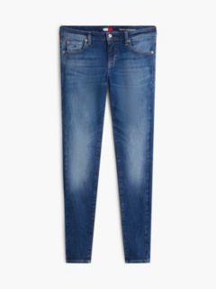 Sophie Low Rise Skinny Faded Jeans — Blue 5