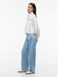 Ella High Rise Barrel Twisted Seam Jeans — Blue 3