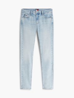 Sophie Low Rise Skinny Faded Jeans — Blue 5