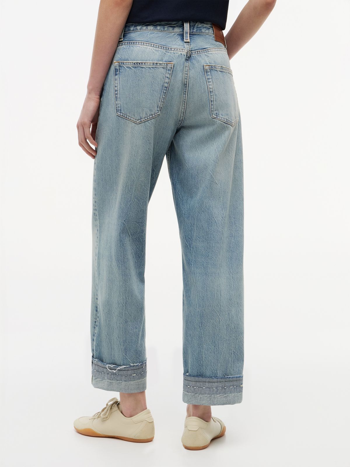 Layla High Rise Straight Selvedge Jeans — Blue