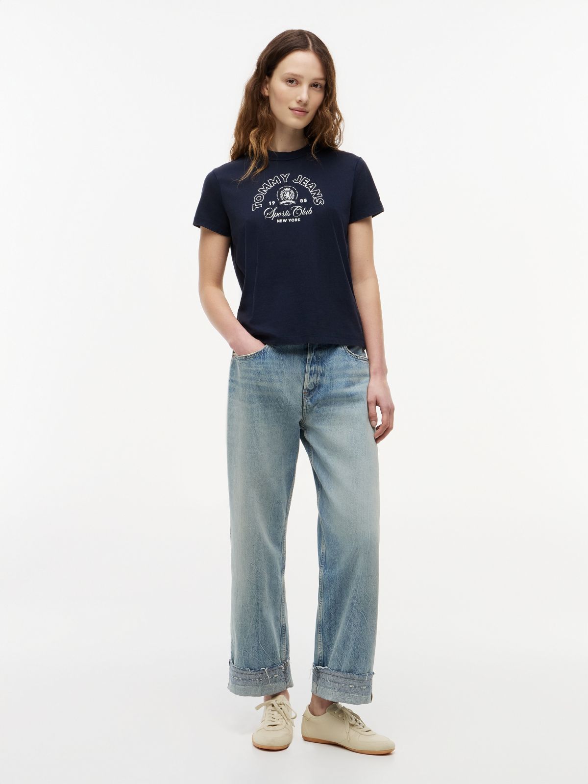 Layla High Rise Straight Selvedge Jeans — Blue