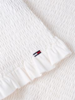 Smock Slim Strap Top — White 6