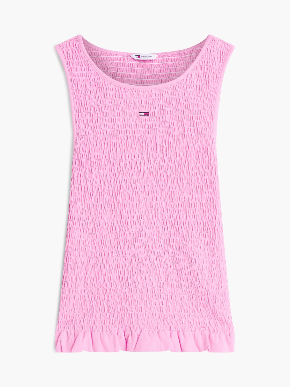 Smock Slim Tank Top — Pink