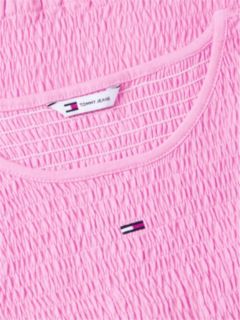 Smock Slim Tank Top — Pink 6