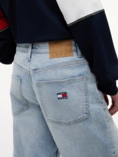 Relaxed Denim Bermuda Shorts — Blue 3