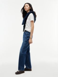 Sophie Low Rise Straight Distressed Jeans — Denim 3
