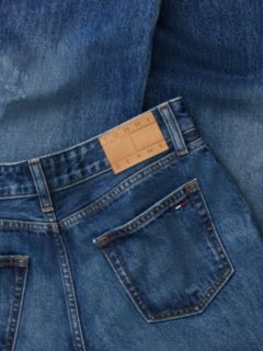 Sophie Low Rise Straight Distressed Jeans — Denim 8
