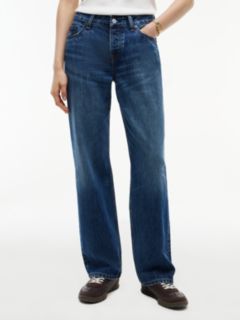 Sophie Low Rise Straight Distressed Jeans — Denim 1