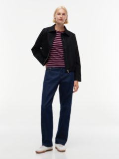 Kira Selvedge Mid Rise Straight Jeans — Denim 2