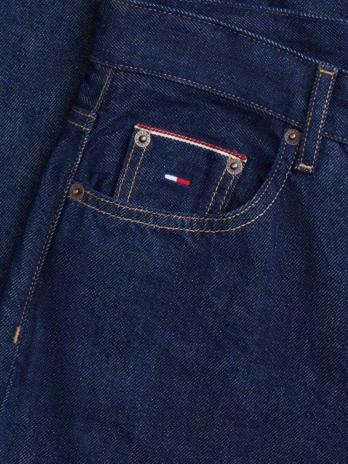 Kira Selvedge Mid Rise Straight Jeans — Denim