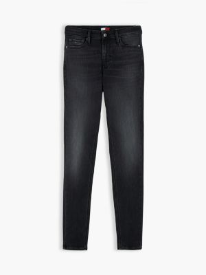 denim nora mid rise skinny black jeans for women tommy jeans