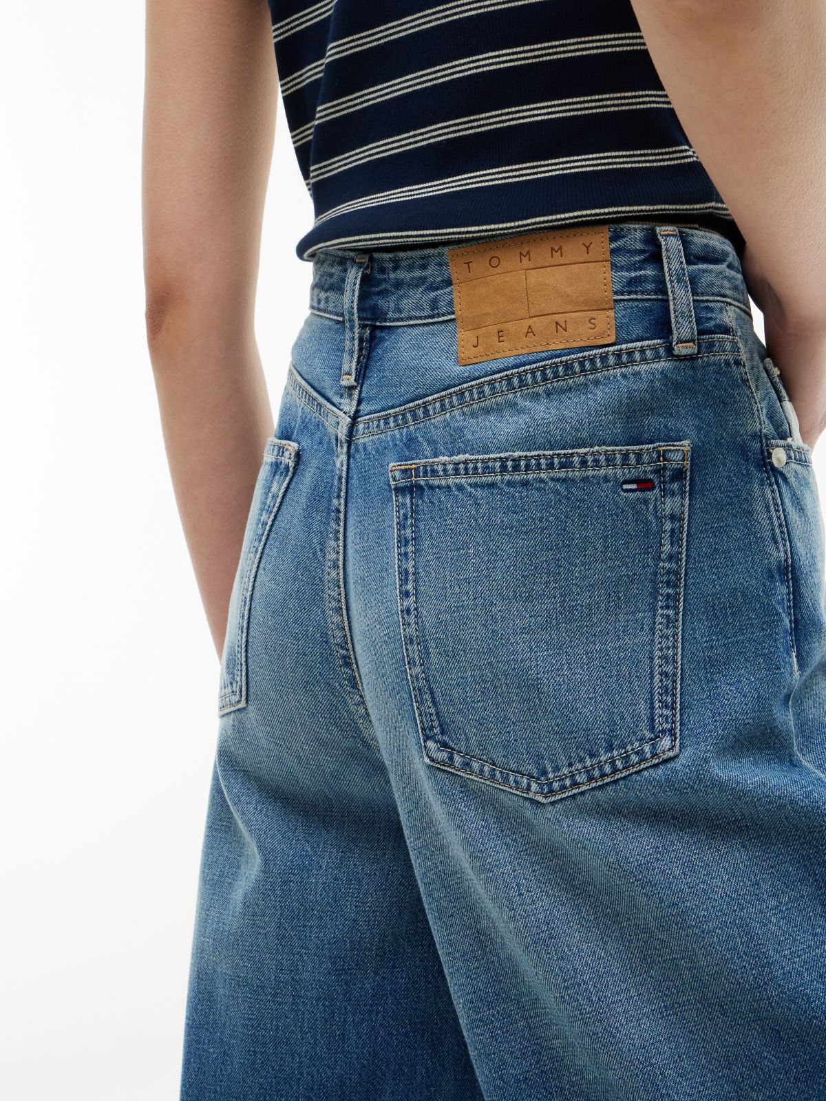 Claire High Rise Wide Pocket Jeans — Denim