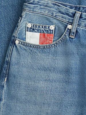 denim claire high rise wide pocket jeans for women tommy jeans