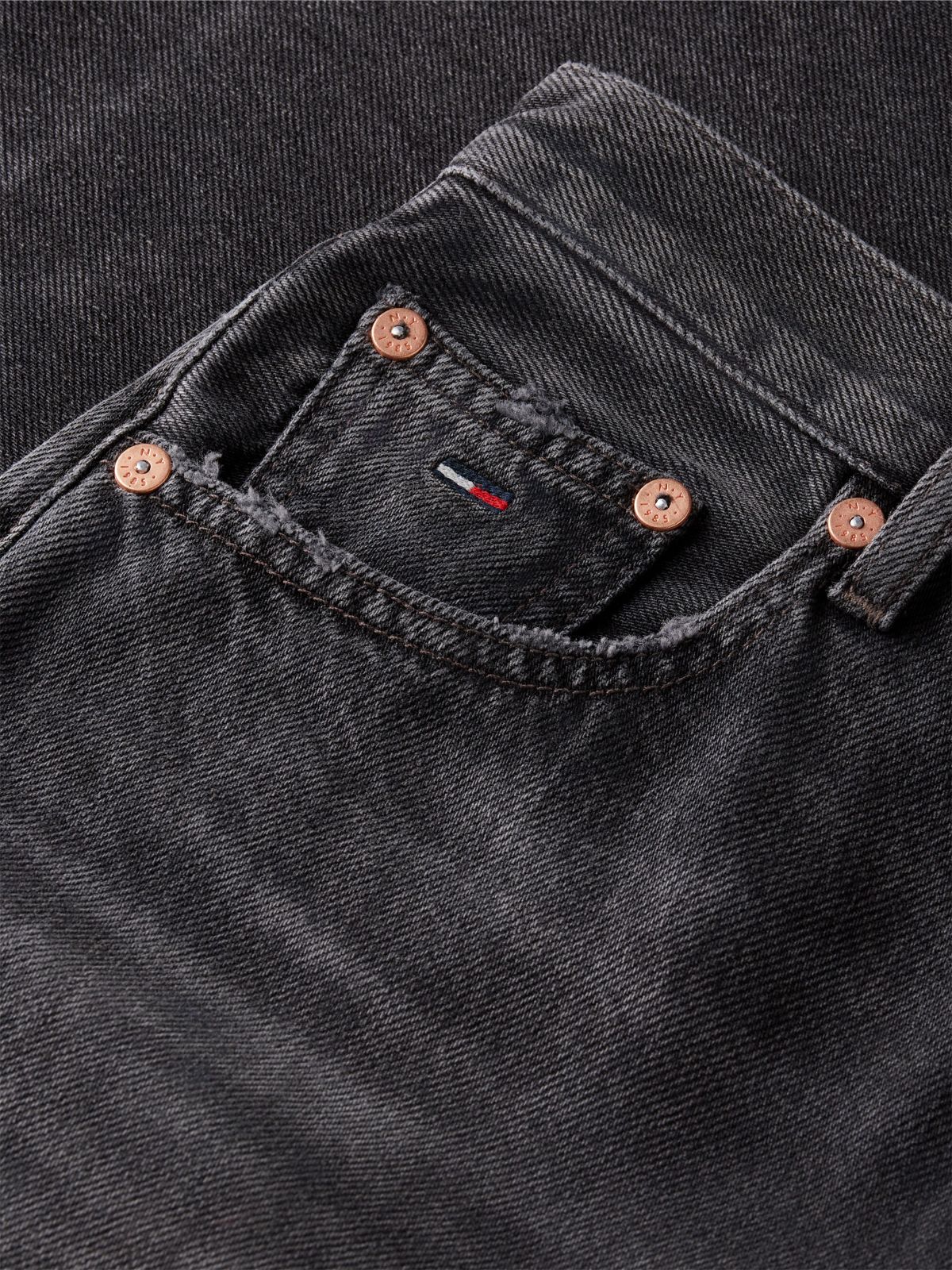 Mom High Rise Tapered Black Jeans — Denim