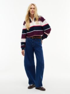 Ella High Rise Barrel Jeans — Denim 2
