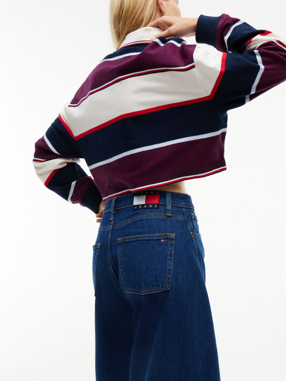 Ella High Rise Barrel Jeans — Denim