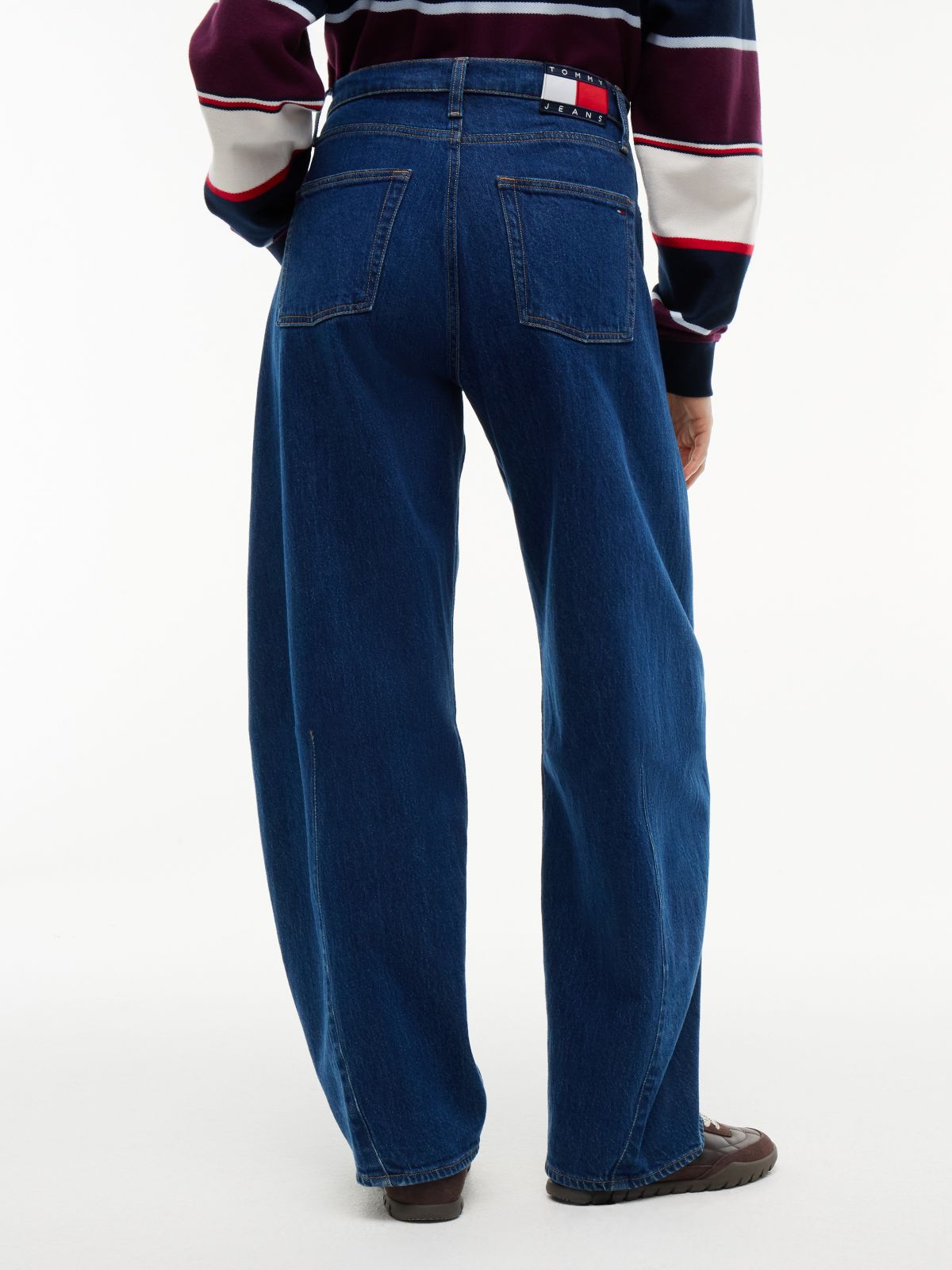 Ella High Rise Barrel Jeans — Denim