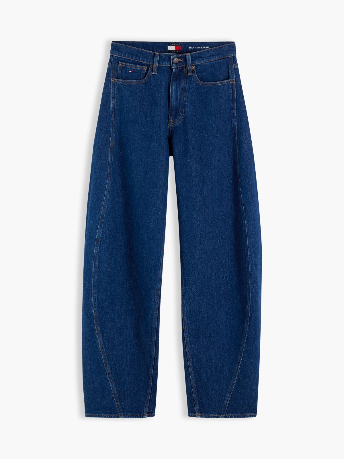 Ella High Rise Barrel Jeans — Denim