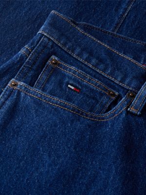 jean barrel ella taille haute denim pour femmes tommy jeans