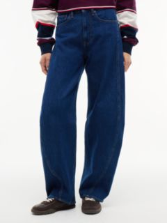 Ella High Rise Barrel Jeans — Denim 1