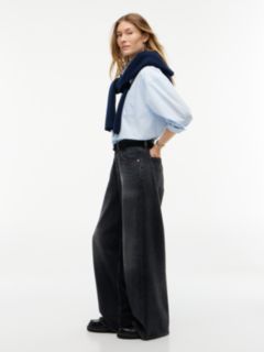 Charlie Mid Rise Loose Black Jeans — Denim 3