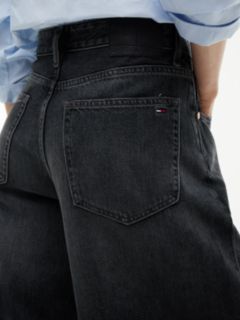 Charlie Mid Rise Loose Black Jeans — Denim 4