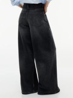 Charlie Mid Rise Loose Black Jeans — Denim 6