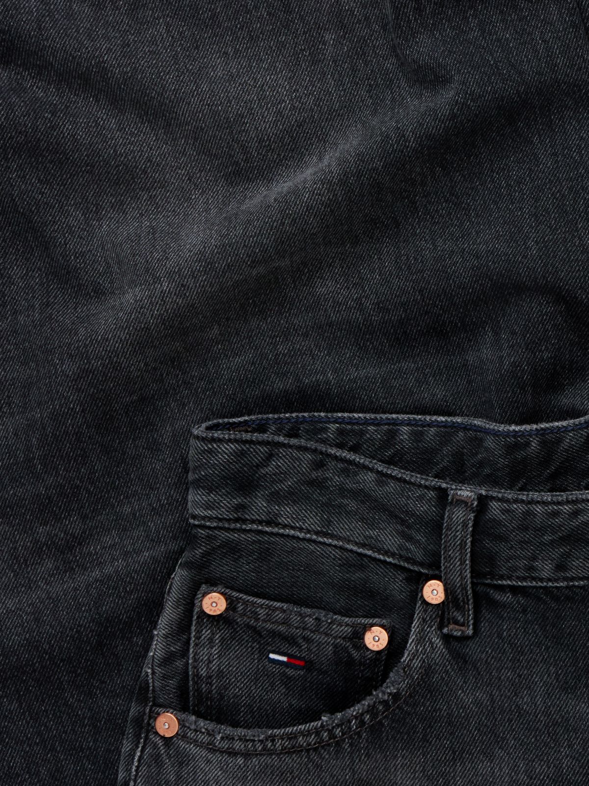 Charlie Mid Rise Loose Black Jeans — Denim