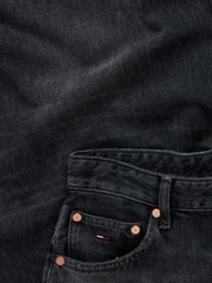 Charlie Mid Rise Loose Black Jeans — Denim 8