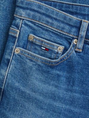 denim nora mid rise skinny whiskered jeans for women tommy jeans