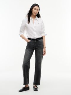 Sophie Low Rise Straight Black Jeans — Denim 2