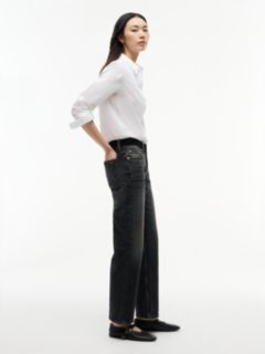 Sophie Low Rise Straight Black Jeans — Denim 3