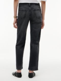 Sophie Low Rise Straight Black Jeans — Denim 6