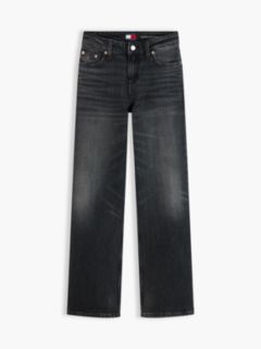 Sophie Low Rise Straight Black Jeans — Denim 7