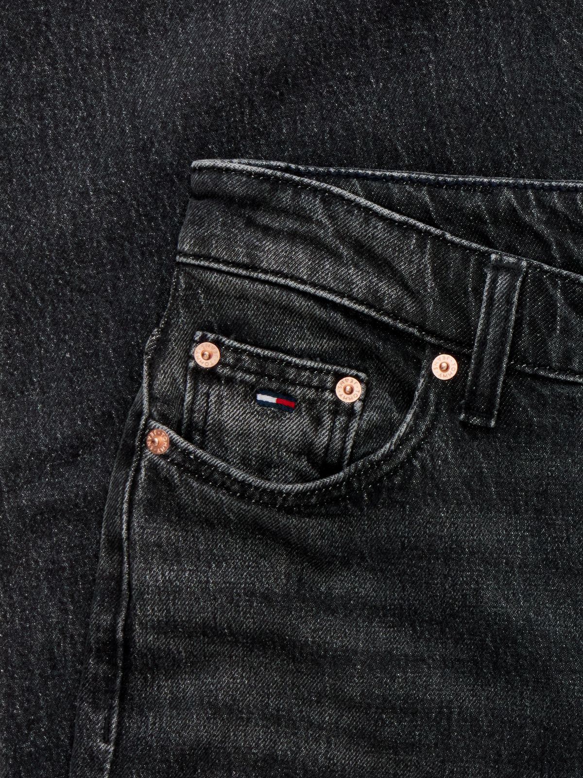 Sophie Low Rise Straight Black Jeans — Denim