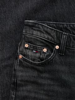 Sophie Low Rise Straight Black Jeans — Denim 8