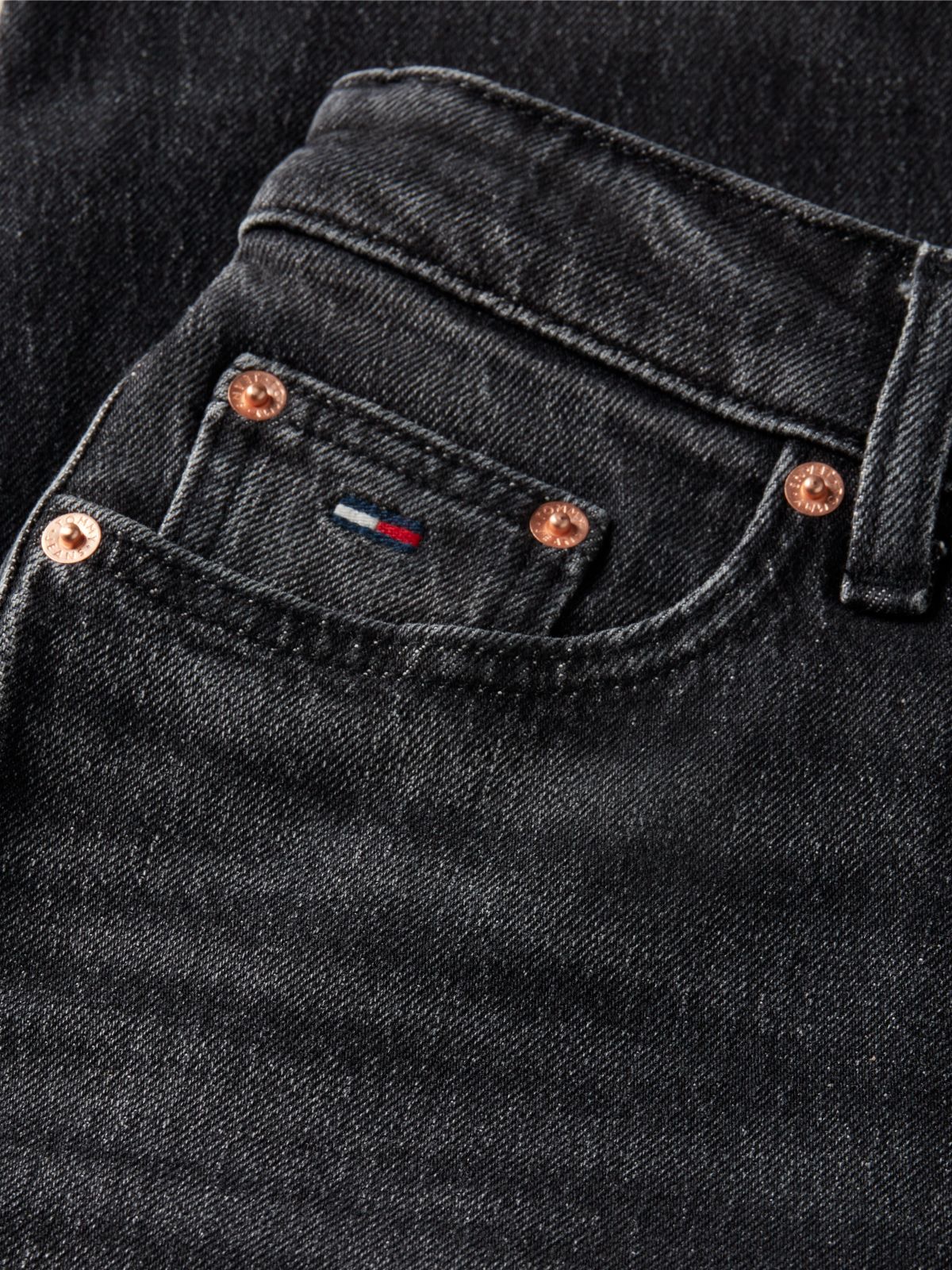 Sophie Low Rise Straight Black Jeans — Denim