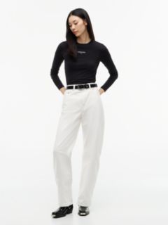 Classic Logo Slim Long Sleeve T-Shirt — Black 2