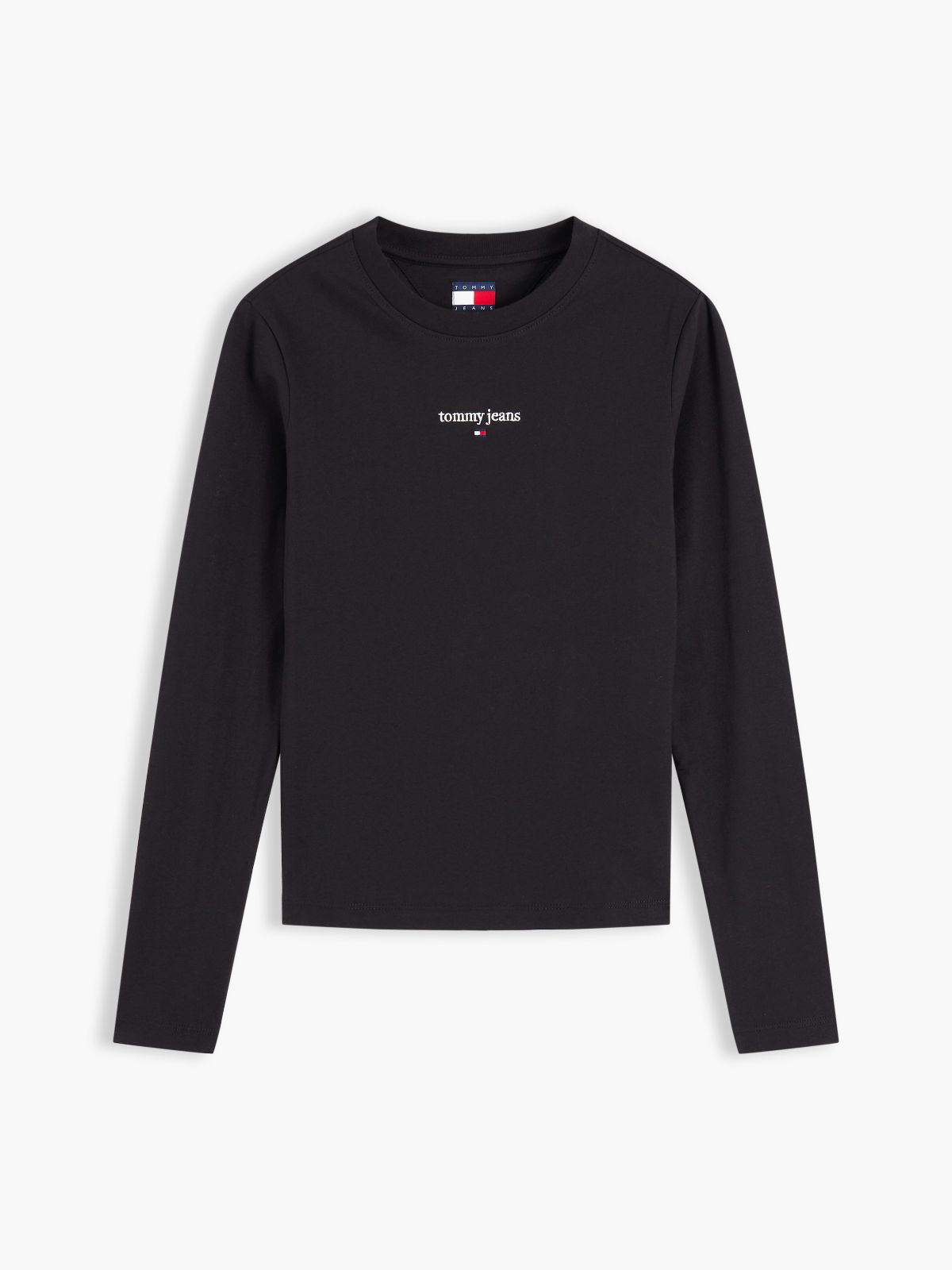 Classic Logo Slim Long Sleeve T-Shirt — Black
