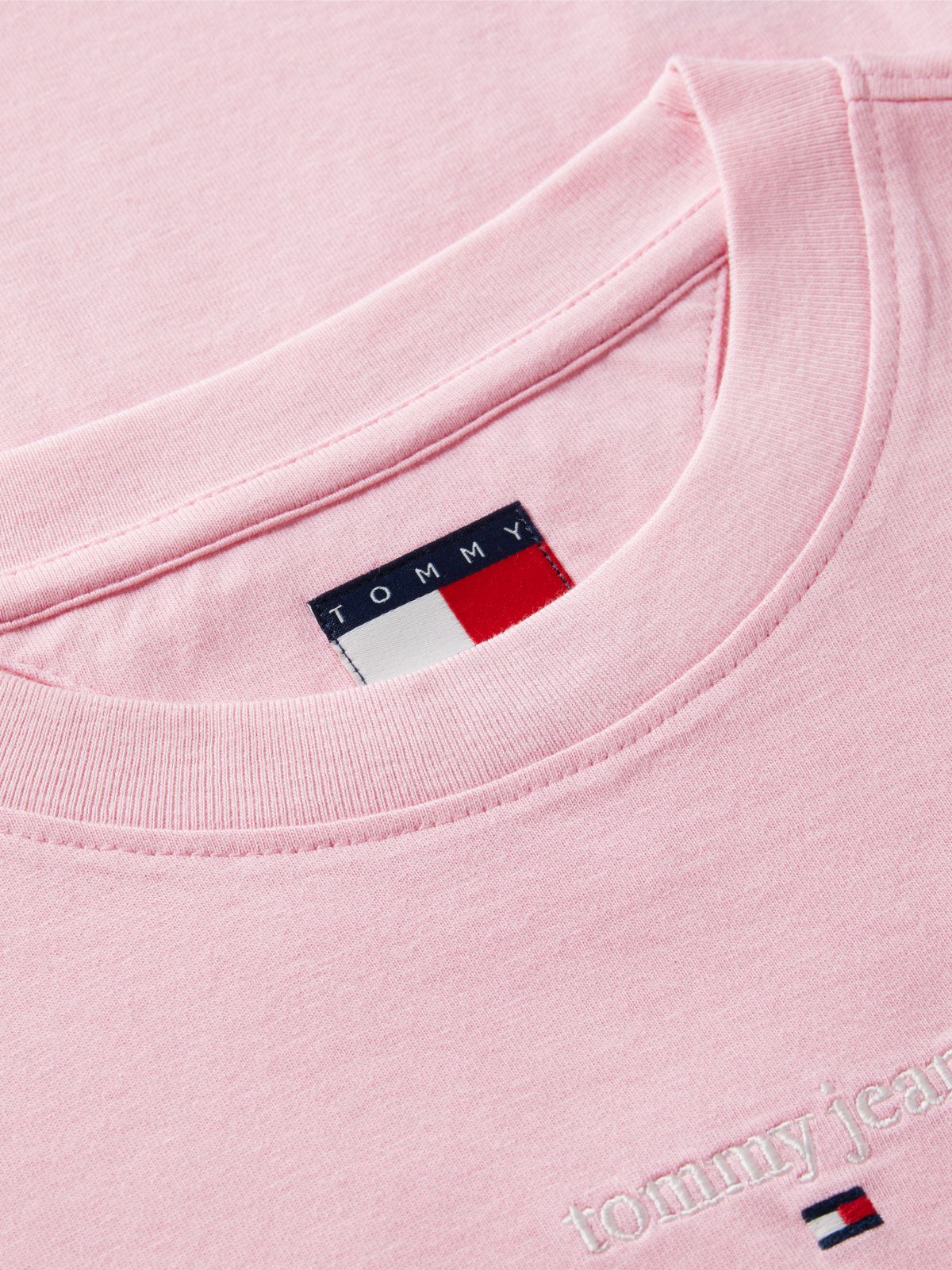Classic Logo Slim Long Sleeve T-Shirt — Pink