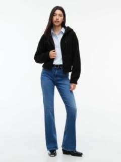 Teddy Fleece Zip-Thru Hoody — Black 2