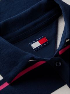 Logo Embroidery Terry Relaxed Rugby Shirt — White 6