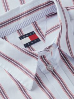 Oversized Fit Yarn Dyed Poplin Shirt — Blue 6
