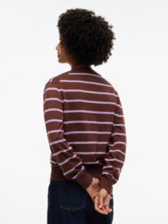 Relaxed Crew Neck Jumper — Brown 4