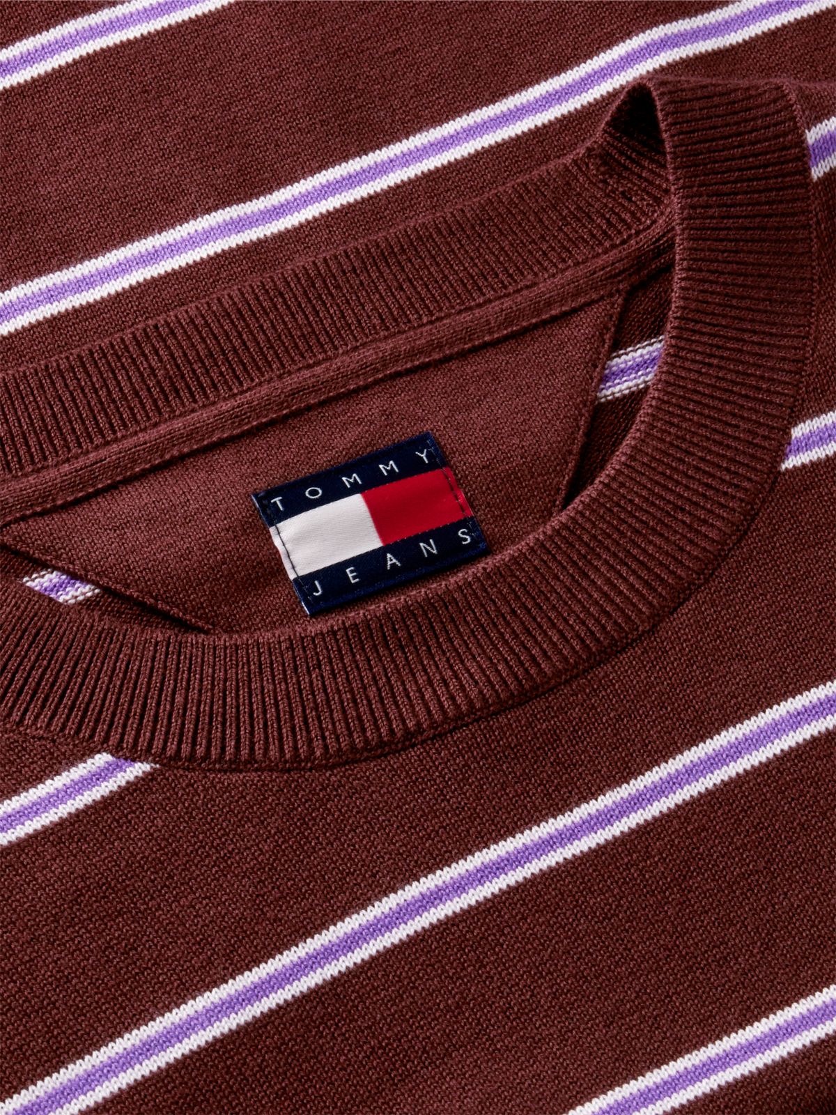 Relaxed Crew Neck Jumper — Brown