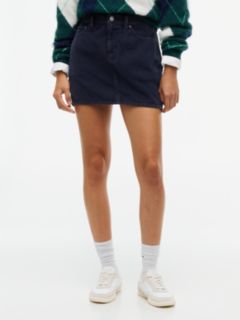 Corduroy Mini Skirt — Blue 1