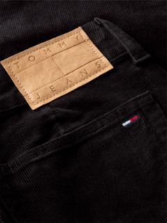 Low Rise Bootcut Corduroy Trousers — Black 6