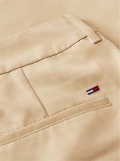 Twill Wide Leg Chinos — Beige 7